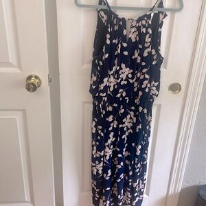 Jump suit /pink and navy blue …